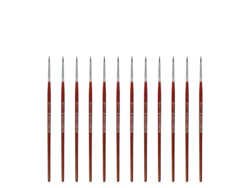 Penseel Kangaro Serie 120 rond Nr. 2/0 geitenhaar doos 12   stuks