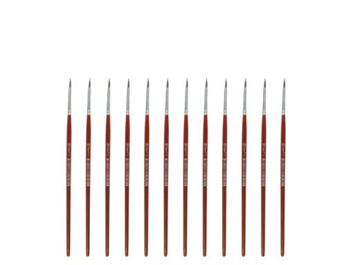 Penseel Kangaro Serie 120 rond Nr. 3/0 geitenhaar doos 12   stuks