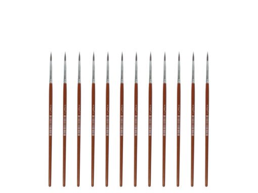 Penseel Kangaro Serie 120 rond Nr. 4 geitenhaar doos 12 stuks