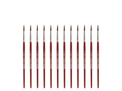 Penseel Kangaro Serie 120 rond Nr. 7 geitenhaar doos 12     stuks