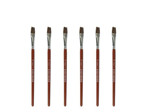 Penseel Kangaro Serie 121 plat Nr. 10 geitenhaar doos 6     stuks