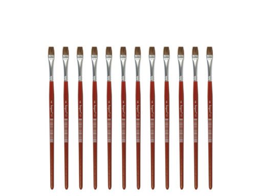 Penseel Kangaro Serie 121 plat Nr. 6 geitenhaar doos 12     stuks