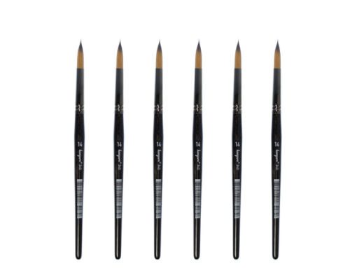 Penseel Kangaro Serie 340 rond Nr. 14 synthetisch doos 6    stuks