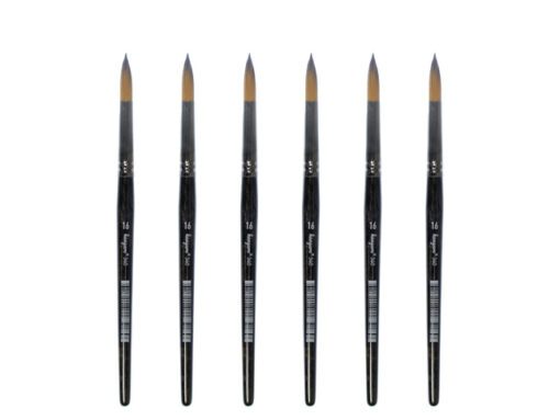 Penseel Kangaro Serie 340 rond Nr. 16 synthetisch doos 6    stuks