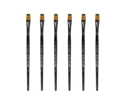 Penseel Kangaro Serie 341 plat Nr. 10 synthetisch doos 6    stuks