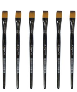 Penseel Kangaro Serie 341 plat Nr. 14 synthetisch doos 6    stuks