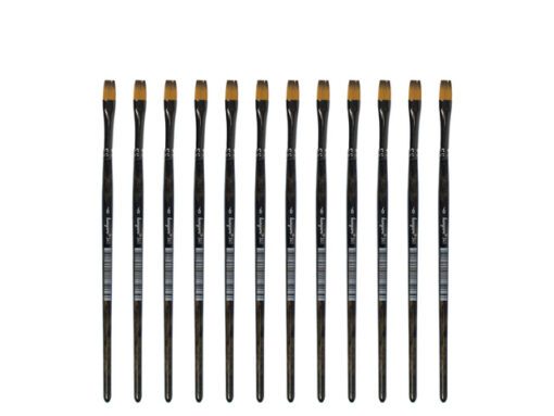 Penseel Kangaro Serie 341 plat Nr. 6 synthetisch doos 12    stuks