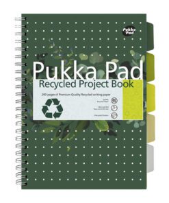 Projectboek Pukka Pad A4 lijn recycled groen