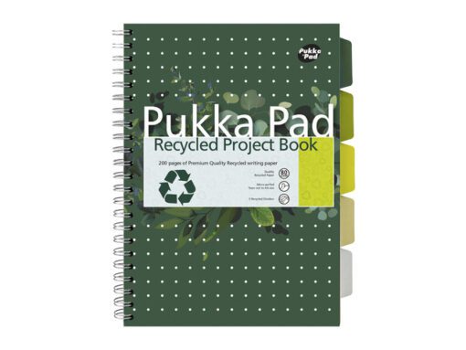 Projectboek Pukka Pad A4 lijn recycled groen