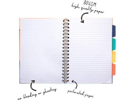 Projectboek Pukka Pad B5 lijn Colour Wash krimp a 3st. ass.