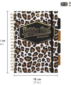 schoolvakken of creatieve hersenspinsels. Formaat: B5 (181 x 257 mm) compact en overzichtelijk. Aantal: pak van 2 stuks assorti kleuren. Inhoud: 200 pagina's (100 vel) per boek. Papier: hoogwaardig 80 grams ivoorkleurig gelijnd papier. Indeling: 4 verplaatsbare dividers met handige insteekvakken. Extra's: stevige hardcover met holografische details en elastische sluiting.