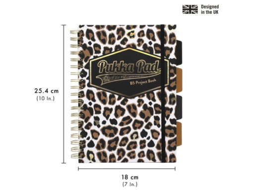 Projectboek Pukka Pad B5 lijn Wild krimp a 2st. ass.