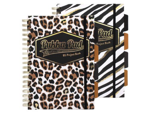 Projectboek Pukka Pad B5 lijn Wild krimp a 2st. ass.