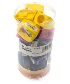 training en hobby / vrije tijd. Deze slijper heeft een extra groot slijpgat waardoor deze geschikt is voor extra dikke potloden met een diameter van max. 17mm. Model: vierkant. assorti kleuren ( geel