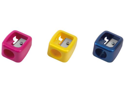 Puntenslijper Möbius & Ruppert Maxi kunststof assorti       kleuren display 20 stuks.