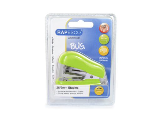 Rapesco Nietmachine Bug       groennietjes 24-6