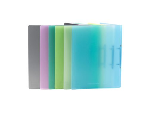 Ringband Foldersys A4 PP 2    rings 16mm blauw                                            Ringband blauw transparant 2 R