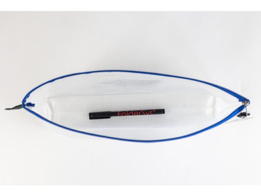 Ritszak Foldersys A4 EVA      blokbodem sluiting blauw