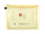 Ritszak Foldersys A4 EVA      transp geel