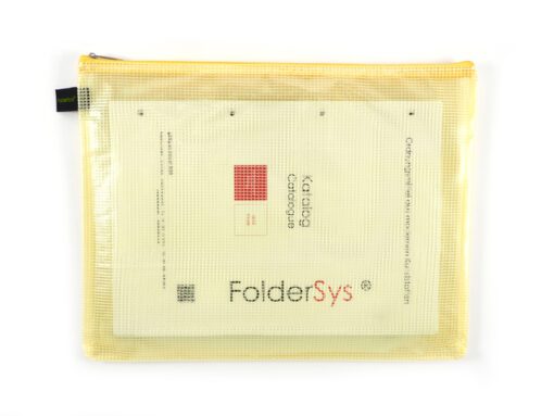 Ritszak Foldersys A4 EVA      transp geel