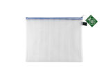 Ritszak Foldersys A4 EVA      transp sluiting blauw