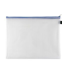 Ritszak Foldersys A4 EVA      transp sluiting blauw