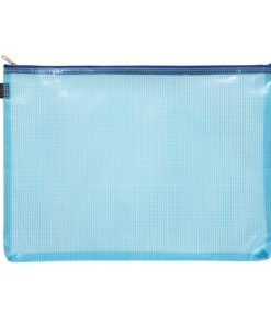 Ritszak Foldersys A4 PVC      transp blauw