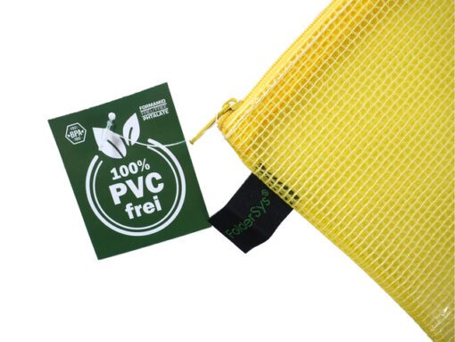 Ritszak Foldersys A5 EVA      transp geel