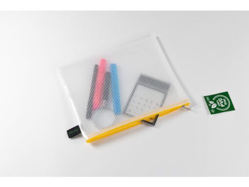 Ritszak Foldersys A5 EVA      transp sluiting geel