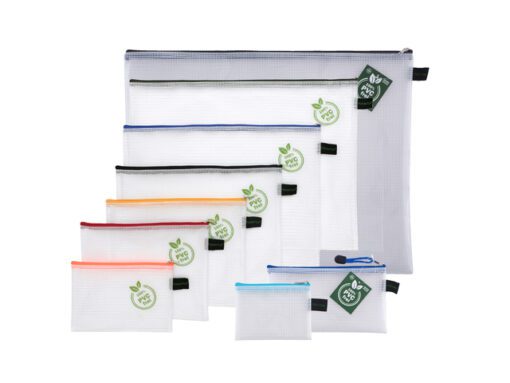 Ritszak Foldersys A5 EVA      transp sluiting geel