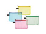 Ritszak Foldersys A6 PVC      transp blauw