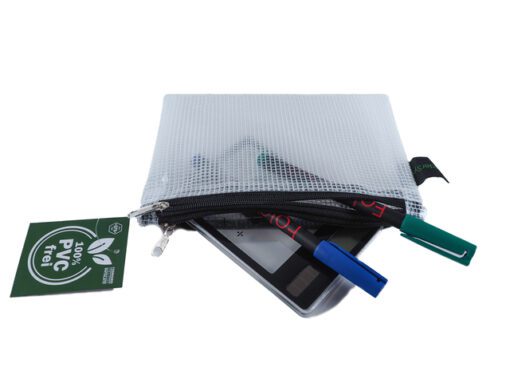 Ritszak Foldersys EVA A6      transp 2-vaks sluiting zwart