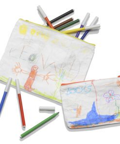 scheurbestendig en zelfs beschrijfbaar. De gele rits zorgt dat de inhoud veilig opgeborgen zit. Ideaal voor gebruik op kantoor