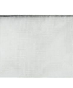 Ritszak Foldersys PVC A3      transp sluiting grijs                                       A3 Pochette + rits475x360mm