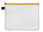 Ritszak Foldersys PVC A5      transp sluiting geel                                        Pocket Zip A5 Geel