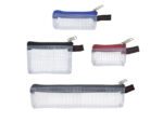 Ritszak Foldersys PVC set a 4 stuks assorti                                               Set van 4Mini-zip bag, PVC, Tr