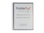 Showalbum Foldersys A4 PP 40  tassen zwart met frontsheet