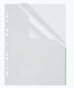 Showtas Foldersys A4 PP 11    gaats indexstrook groen 10st