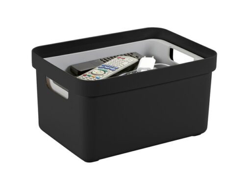 #*Sigma Home Box 13L zwart34,624,5x18,5cm