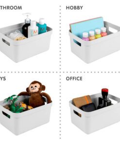 De Sigma Home opbergbox zorgt voor rust en overzicht in het huishouden. Het praktische formaat van 5 liter maakt hem ideaal voor het opbergen van dagelijkse spullen. De box is gemaakt van gerecycled plastic en zijn met los verkrijgbare deksel perfect stapelbaar.