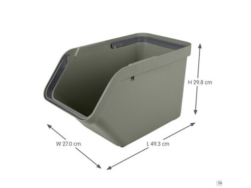 Sigma home sorteer unit 30L   kaki 25,2x17,5x12,2cm