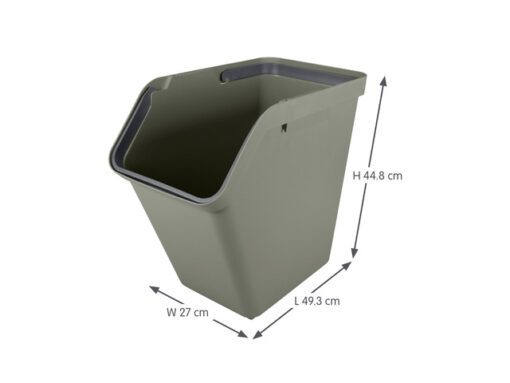 Sigma home sorteer unit 40L   kaki 25,2x17,5x12,2cm