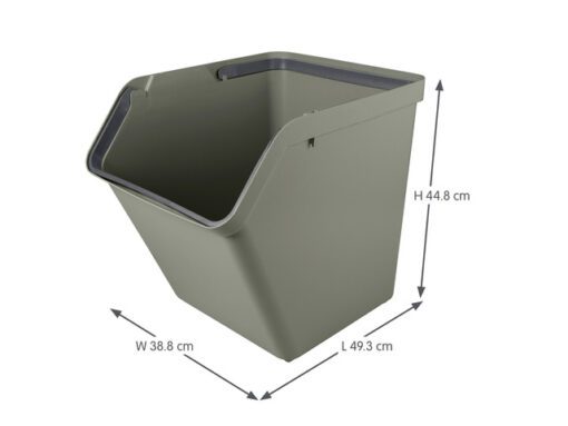 Sigma home sorteer unit 60L   donkergroen 25,2x17,5x12,2                                  cm