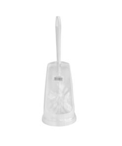 Toiletborstel Aqualine wit    kunststof 39cm hoge houder