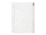 Verzamelhoes Foldersys A5 PVC 7gaats transp hersluitbaar                                  Zip Pochette A5+Perfo.