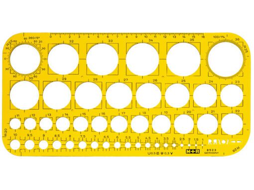 cirkelsjabloon Möbius & Ruppert geel