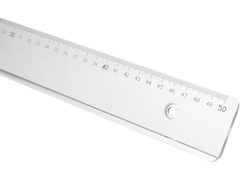 liniaal Möbius & Ruppert 50 cm plastic transparant