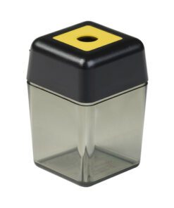 puntenslijper Möbius & Ruppert Quatro Design enkel tonmodel zwart/grijs-transparant