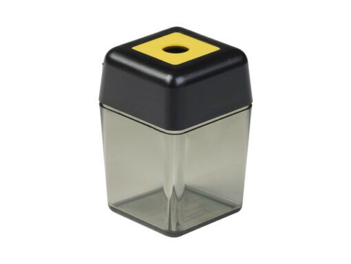 puntenslijper Möbius & Ruppert Quatro Design enkel tonmodel zwart/grijs-transparant