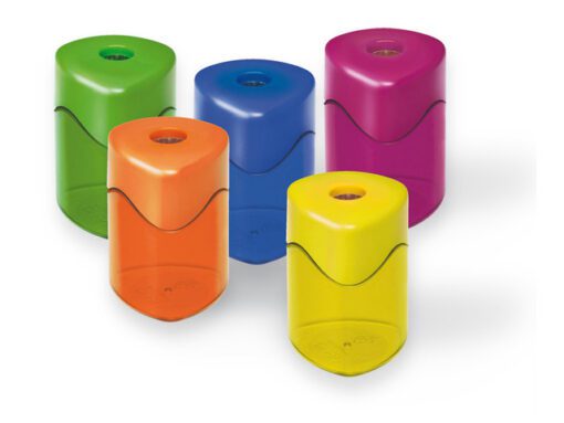 puntenslijper Möbius & Ruppert Trio Swing assorti kleuren   enkel display 10 stuks